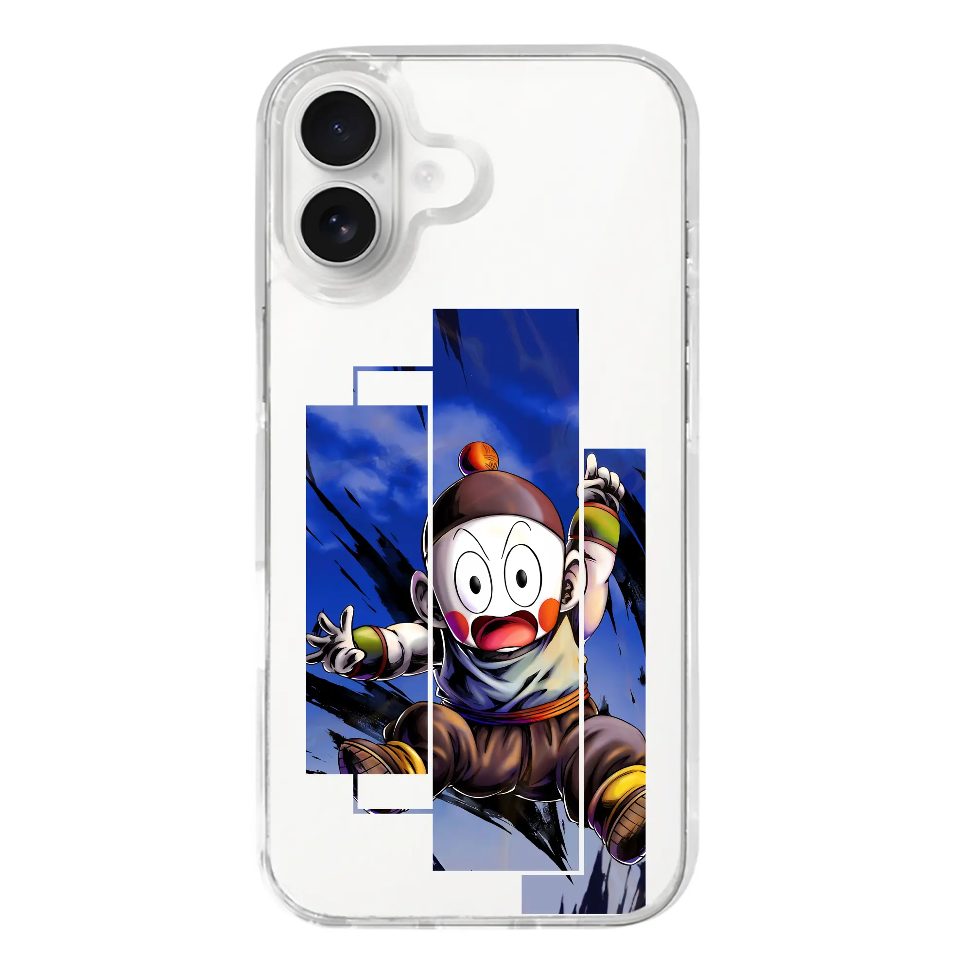 ドラゴンボール グッズ チャオズ - iPhone 17シリーズ 透明スマホケース – 薄型・耐衝撃・精密フィット保護カバー